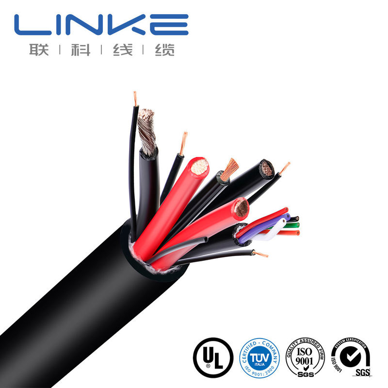 Alta flexibilidad, resistente al agua, personalizable, de varios núcleos, de cobre enlatado, cable de cadena de arrastre