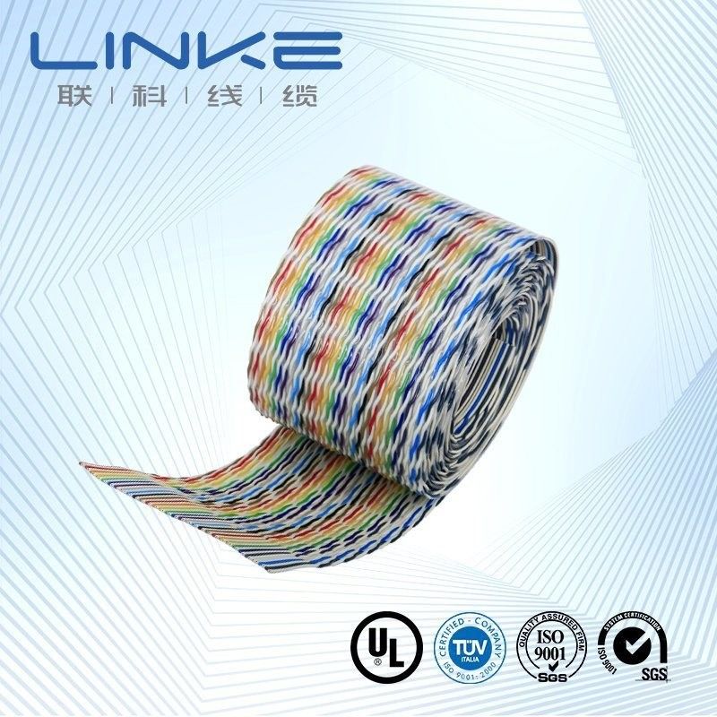 Tipo de IDC masculino personalizado Arnés de cable plano PVC PE LSFOH o caucho de silicona