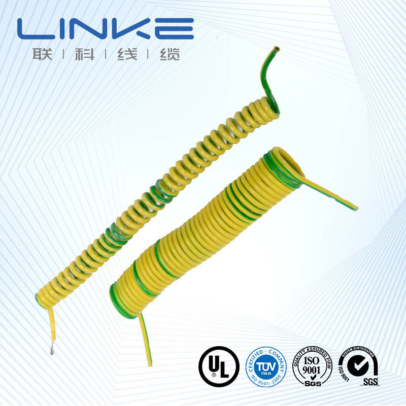 Cable de baja tensión de silicona en espiral enrollado con certificación CCC para robot