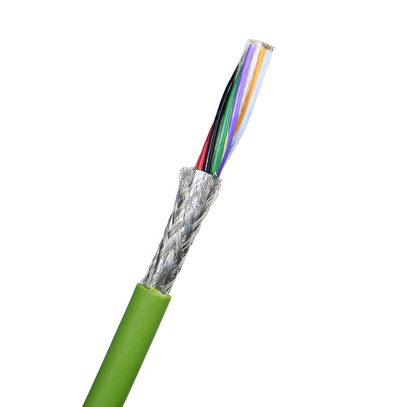 Cable de robótica de resorte de energía espiral enrollado de chaqueta de goma para enrollado suave