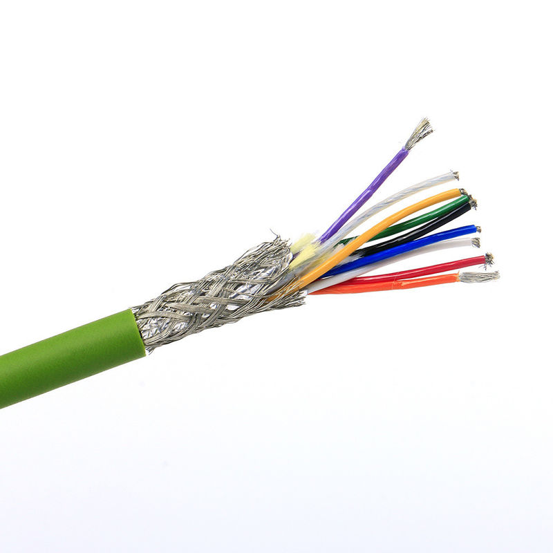 Cable de robótica de resorte de energía espiral enrollado de chaqueta de goma para enrollado suave
