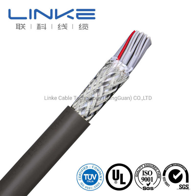 Cable plano blindado UL2651 con aislamiento de TPU y conductor de cobre para aplicaciones ignífugas