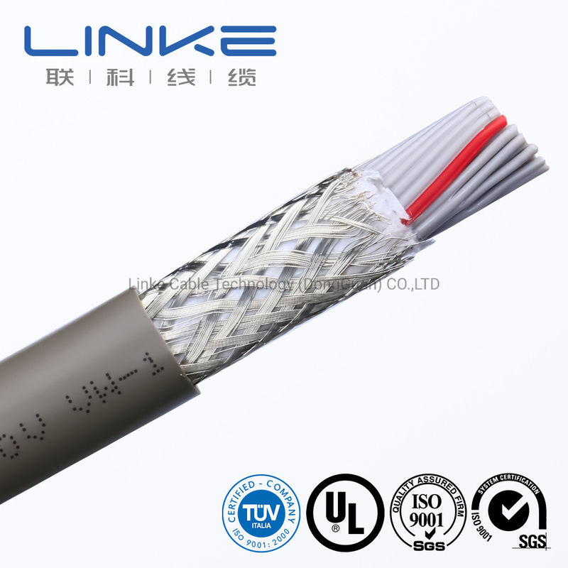 Cable plano blindado UL2651 con aislamiento de TPU y conductor de cobre para aplicaciones ignífugas