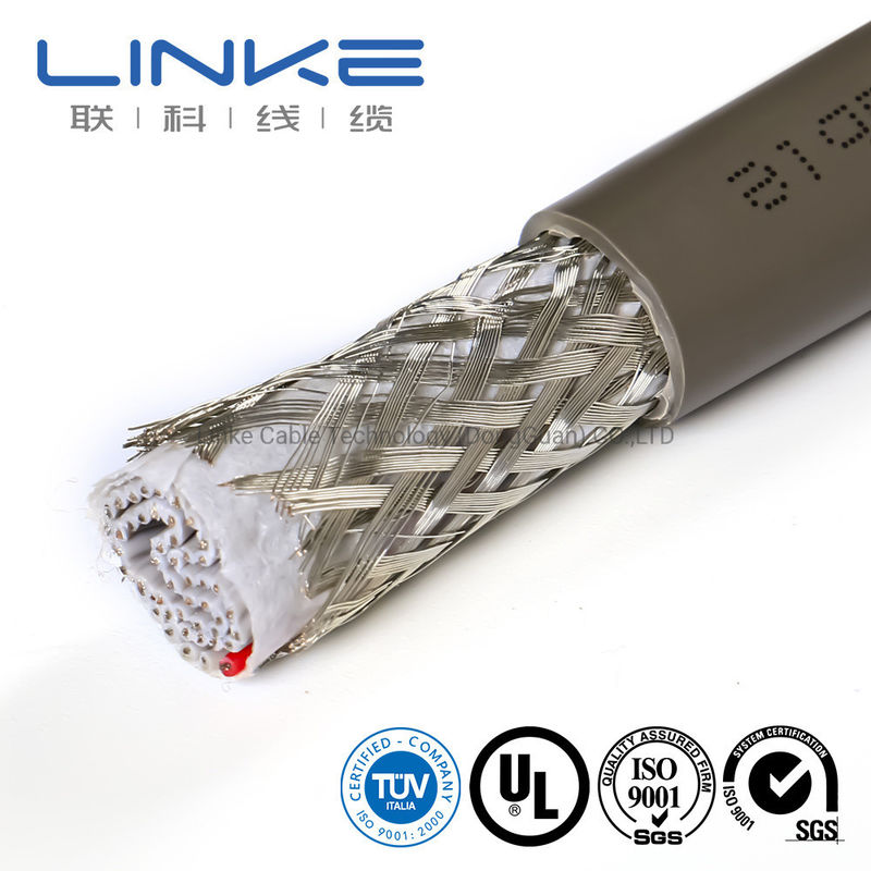 Cable plano blindado UL2651 con aislamiento de TPU y conductor de cobre para aplicaciones ignífugas