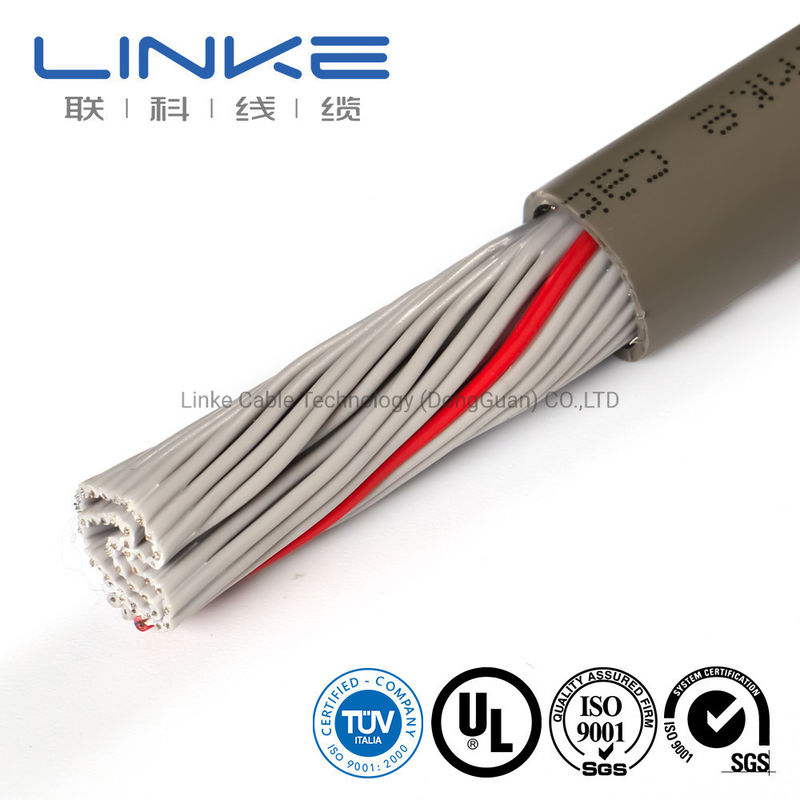 Cable plano blindado UL2651 con aislamiento de TPU y conductor de cobre para aplicaciones ignífugas