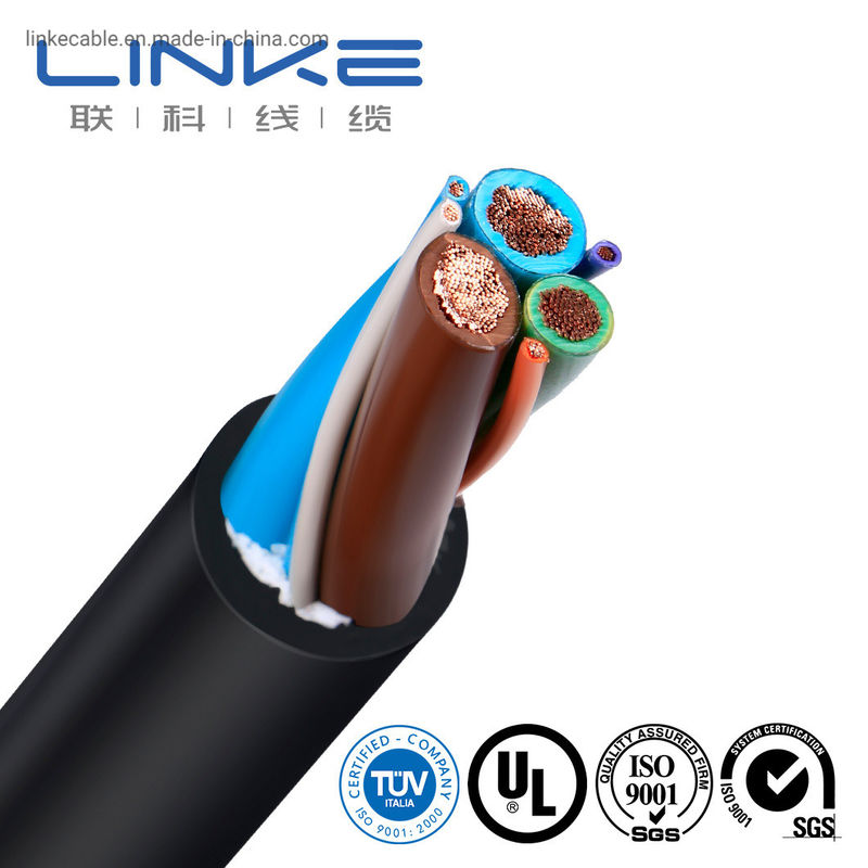 Cable de carga para vehículos eléctricos de cobre de 600 V y 16 A, cable de CA para carga rápida