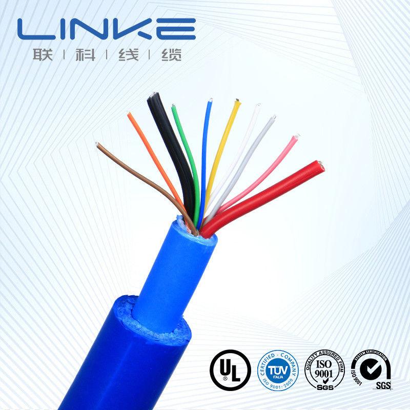 Cable de señal de 8 núcleos resistente a la corrosión y resistente al agua de mar de alta flexibilidad Robótica marina ROV Cable flotante hermético