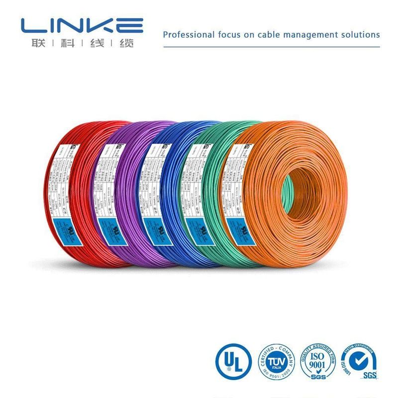 High Speed 600V Rated Voltage Solid Bare Copper Cable for Customized Electric Equipment