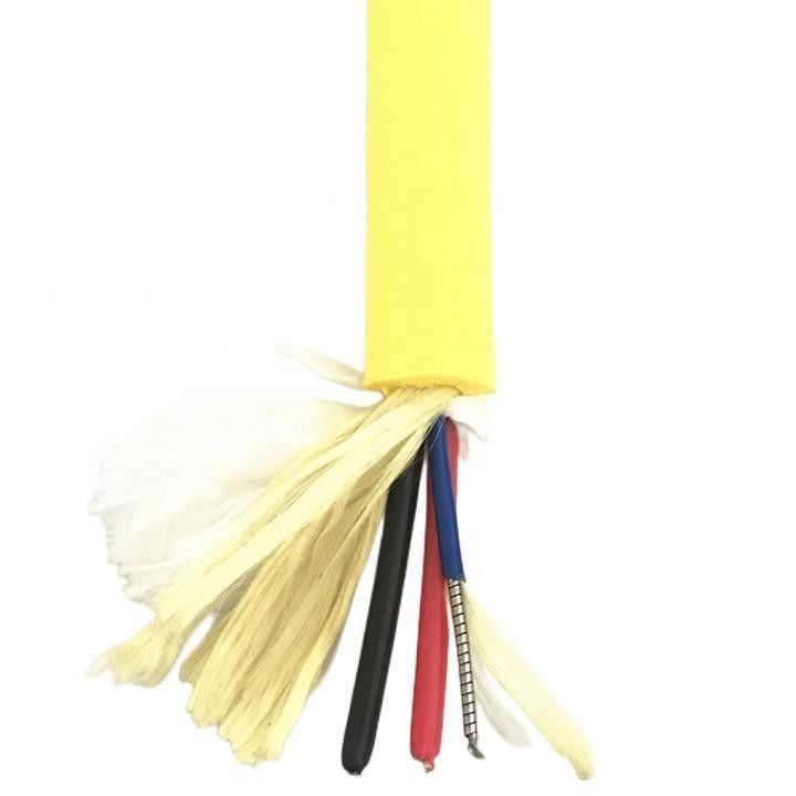 Cable de núcleo de cobre flotante de ROV submarino ligero con material de cubierta de espuma PUR
