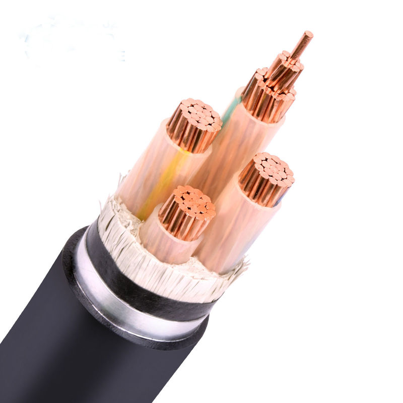 Material de alambre redondo aislado 4 núcleo Cable eléctrico blindado subterráneo Teflón alambre de alta temperatura
