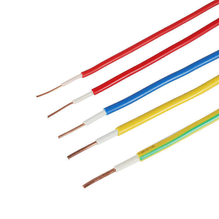 2 núcleos de cobre alambre eléctrico PVC cable de alimentación de 2,5 mm con baja y media tensión
