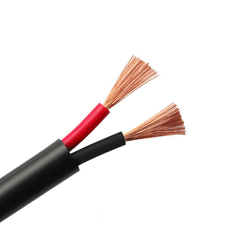 2 núcleos de cobre alambre eléctrico PVC cable de alimentación de 2,5 mm con baja y media tensión