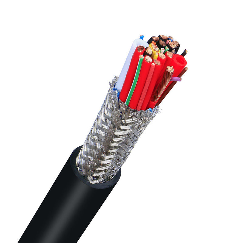 2 núcleos de cobre alambre eléctrico PVC cable de alimentación de 2,5 mm con baja y media tensión