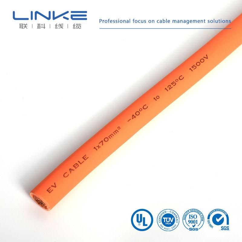 Línea de almacenamiento de energía de alto voltaje Cables aislados XLPE con material de cubierta de PVC Cables de cargador de vehículos eléctricos
