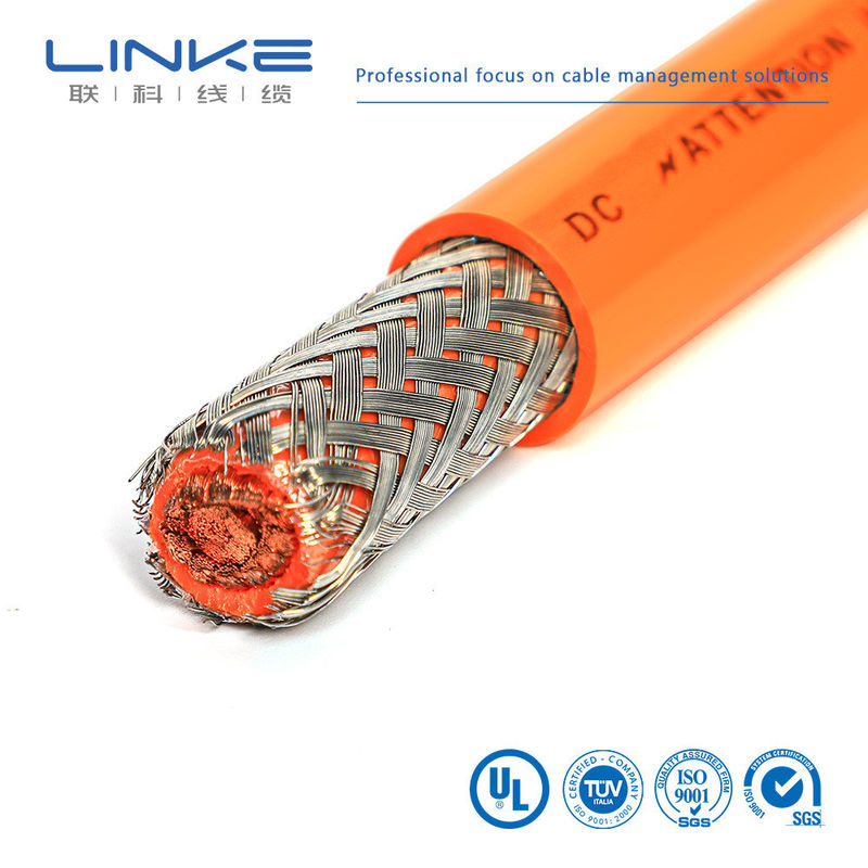 Cables de alta tensión EV HV Cables sin blindaje de alta tensión con aislamiento XLPE de alta temperatura de 1500 V para la construcción