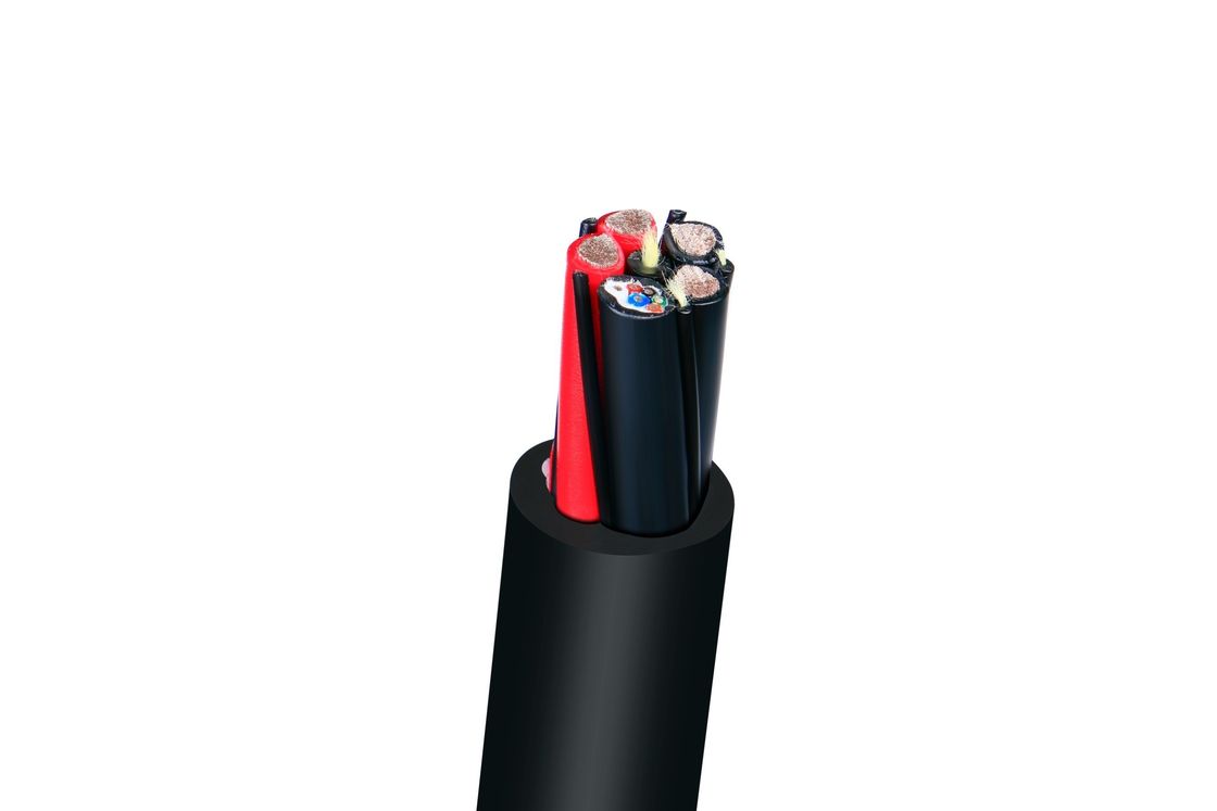 Cable submarino 22AWG con hilo bloqueador de agua y fibra Vectran para aplicaciones de control industrial