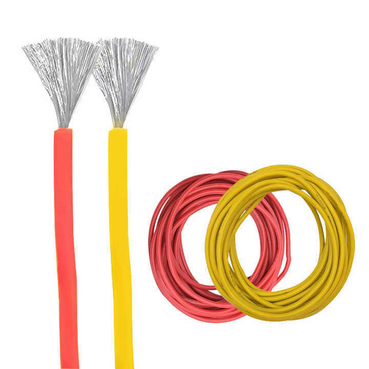 Cables de caucho de silicona resistentes a altas temperaturas con conductor de cobre enlatado y aislamiento personalizable para control industrial