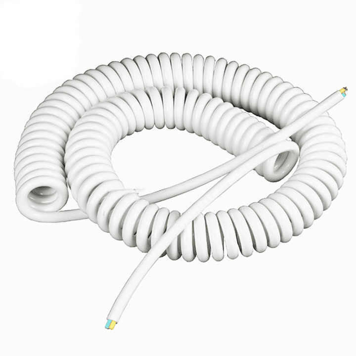 Cable espiral nominal de 300 V de cobre enlatado PUR para control industrial