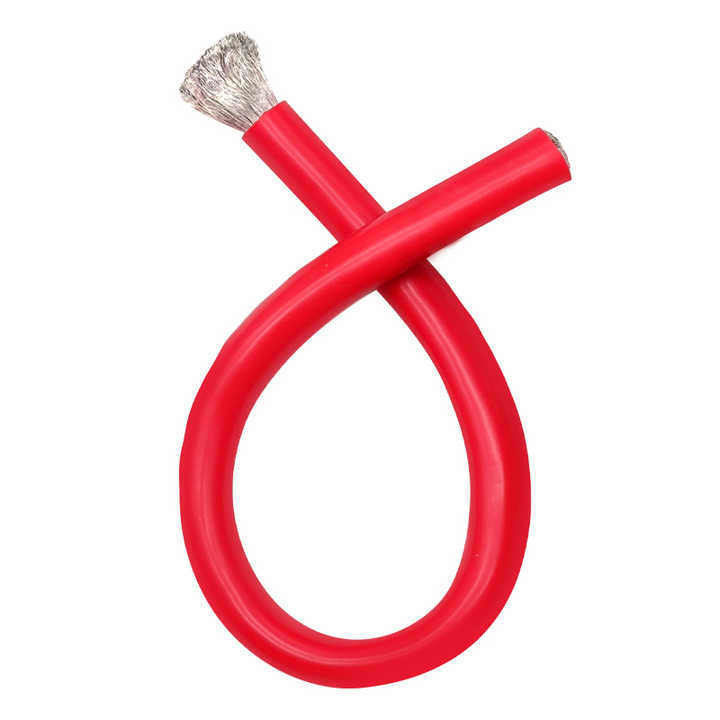 18AWG Alta temperatura flexible de silicona suave de cable eléctrico retardante de llama uso de batería de litio de nueva energía