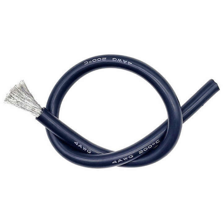 26 AWG Cable eléctrico de goma de silicona ultra flexible con alambre de cobre enlatado