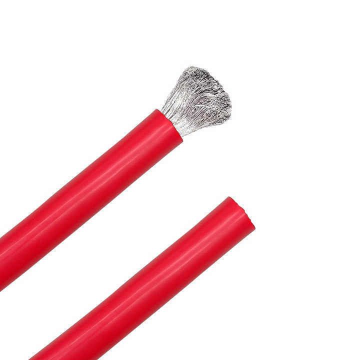 26 AWG Cable eléctrico de goma de silicona ultra flexible con alambre de cobre enlatado