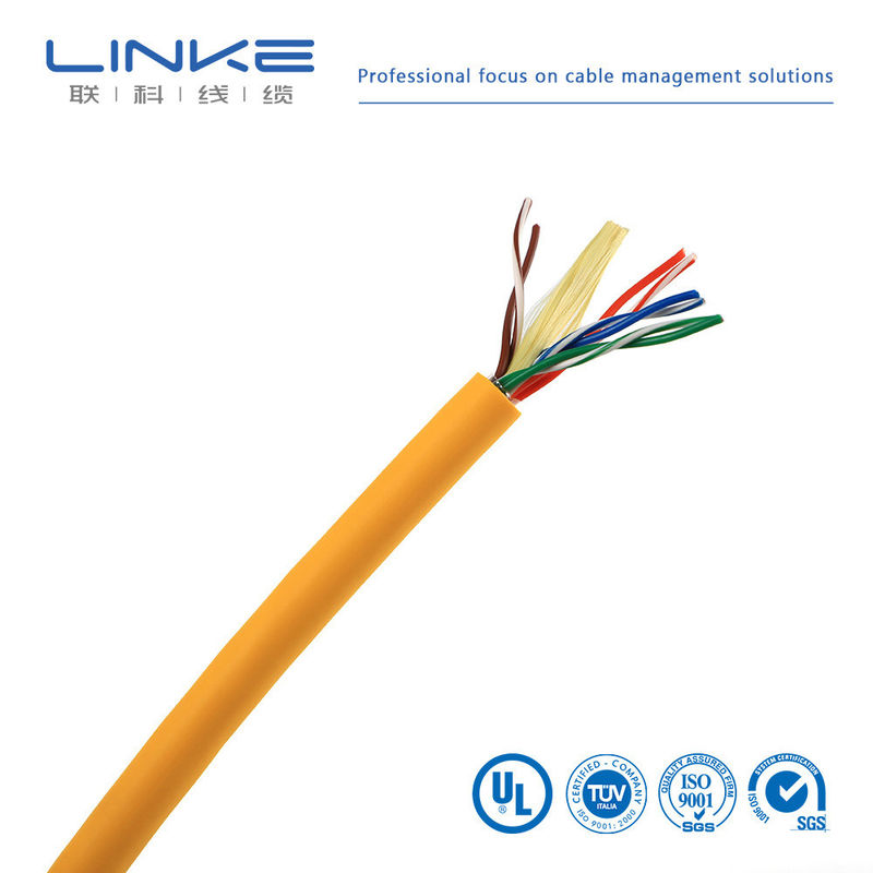 CAT5e UTP LAN Cable CCA 1000 ft Amarillo Relleno opcional Moneda estadounidense Amarillo sólido