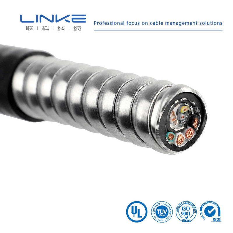 Cable de control blindado multiconductor de XLPE/PVC/AIA/PVC Cable blindado de 600 V con XLPE aislado de bajo voltaje
