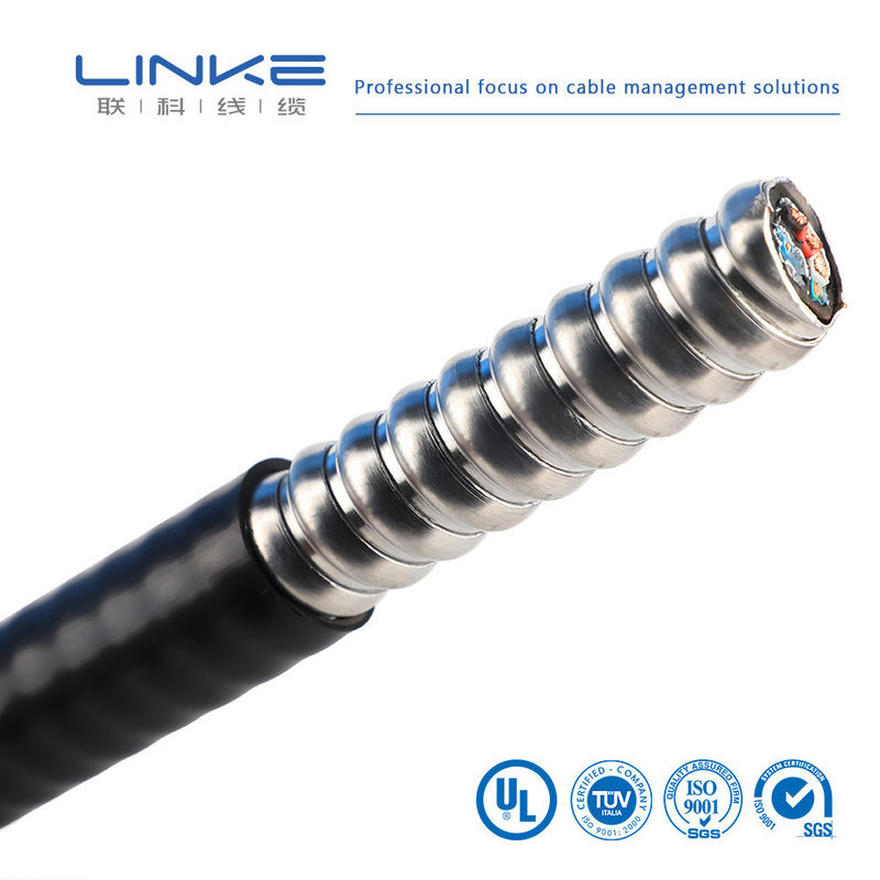Cables blindados aislados de PVC eléctricos subterráneos de voltaje medio
