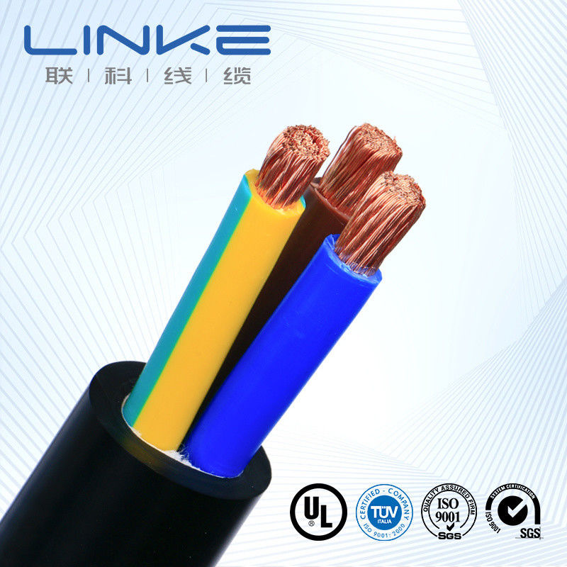 Cable RVV de 4 núcleos 300/500V con aislamiento de PVC y conductor de cobre para control industrial y automatización