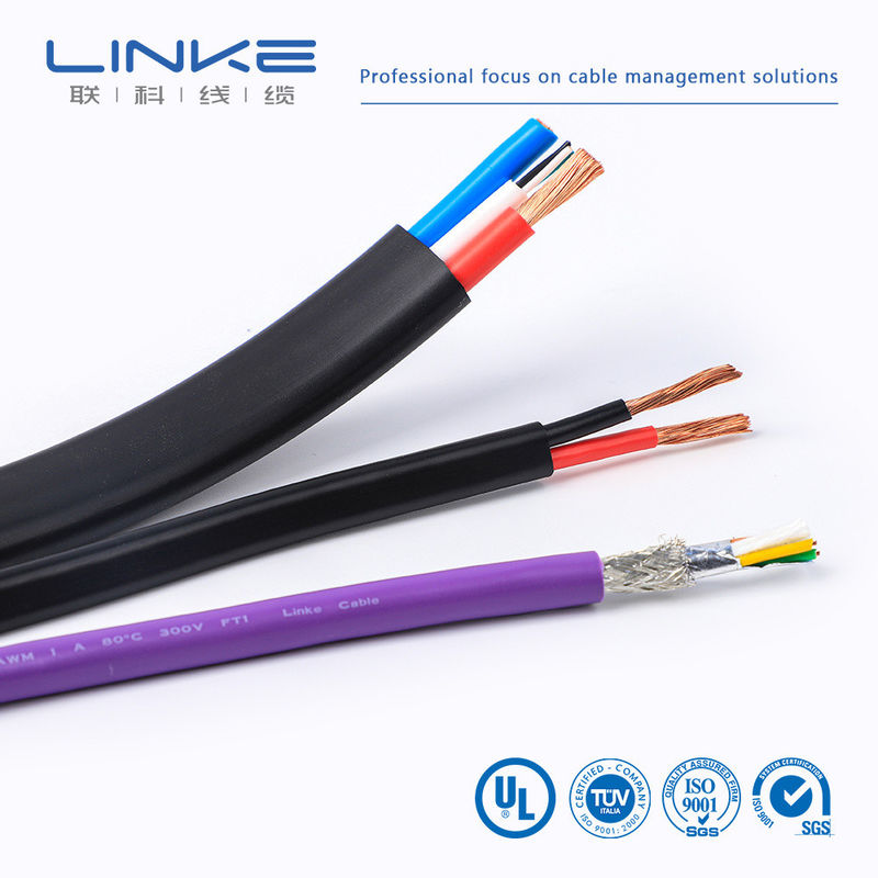 Cable blindado de control industrial de 300 V/500 V certificado UL para equipos eléctricos