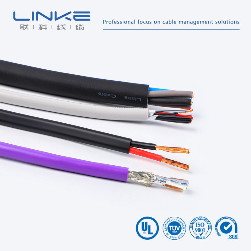 Cables de control industrial aislados de cable de cobre blando de PVC 60227 IEC 52 53rvv Cables de control de varios núcleos