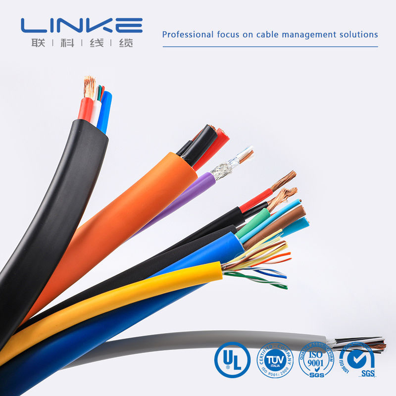 Cables de control industrial aislados de cable de cobre blando de PVC 60227 IEC 52 53rvv Cables de control de varios núcleos