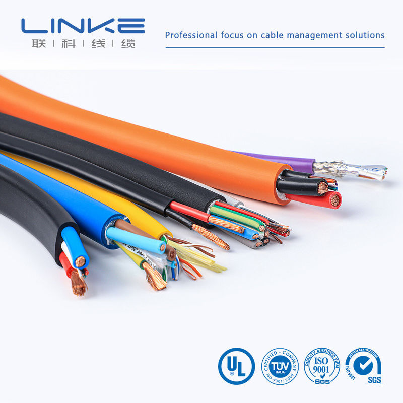 Cables de control industrial aislados de cable de cobre blando de PVC 60227 IEC 52 53rvv Cables de control de varios núcleos