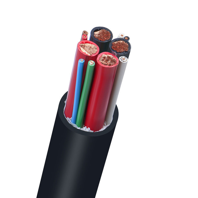 UL 600V 16AMP 3*14AWG+1*18AWG AC EV cable de carga EV con conductor de cobre libre de oxígeno