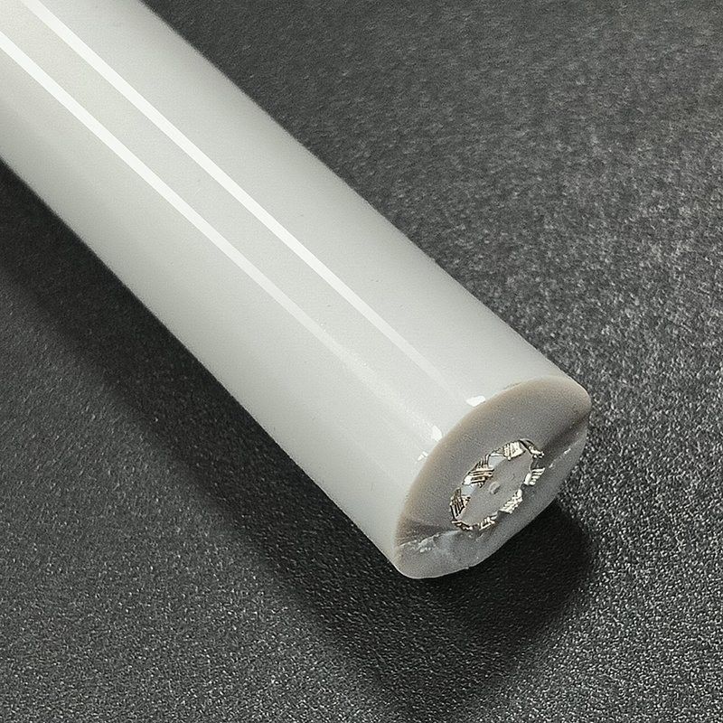 1.0mm Cordón de fibra de vidrio de pantalla recubierta de plata de voltaje cable médico personalizado para uso médico