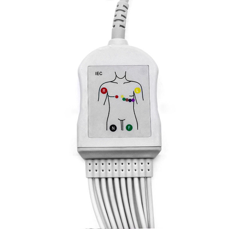 10 cables de plomo aislados para monitores de pacientes con bionet de Schille