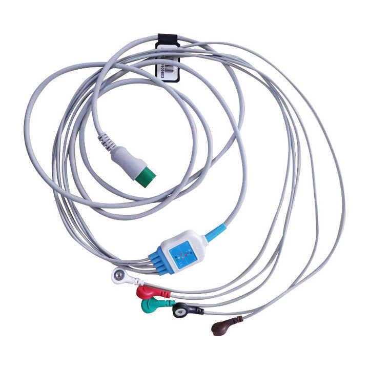 10 cables de plomo aislados para monitores de pacientes con bionet de Schille