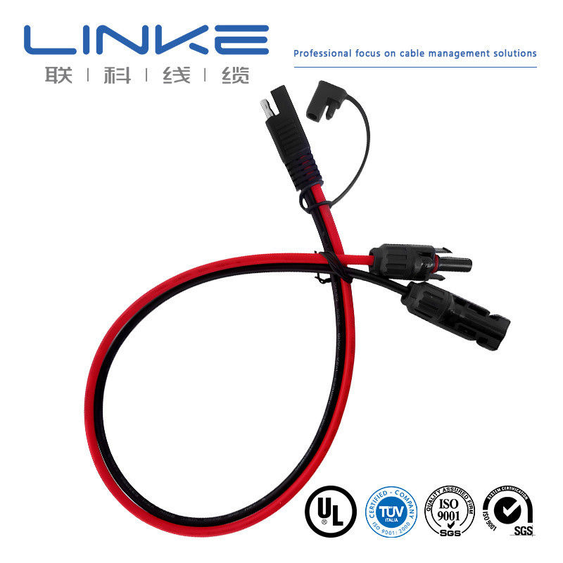 XLPE Conector solar de cubierta Cable fotovoltaico de CC para baterías de almacenamiento de energía