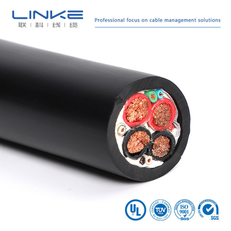 Cable de alimentación de alto voltaje con conductor de cobre y aislamiento de PVC para aplicaciones de vehículos eléctricos solares de 300-600 V