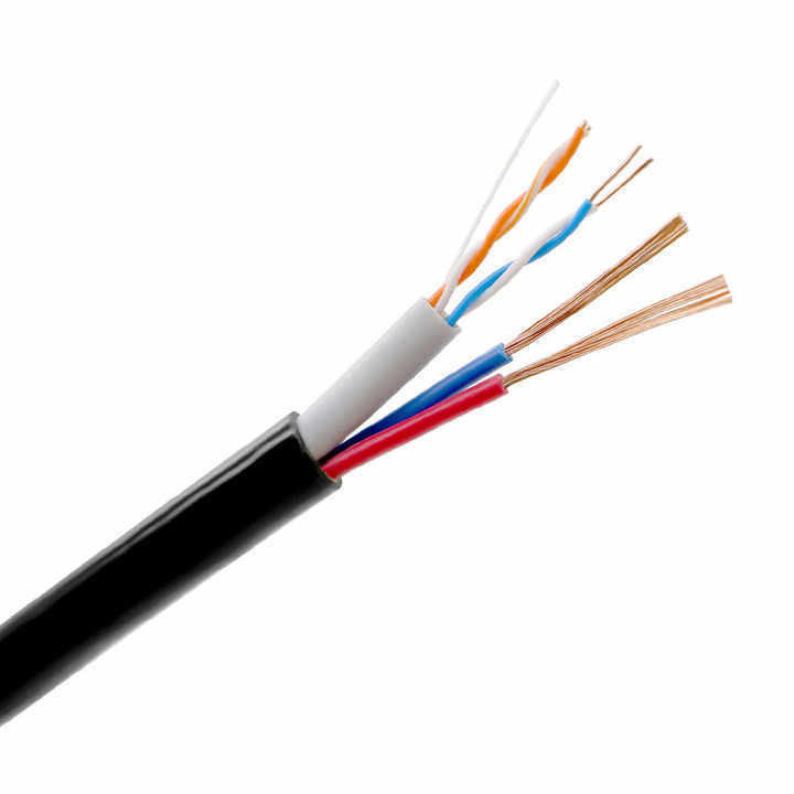 Cables de energía de fibra híbrida autoportante de FRP de 1 a 24 núcleos con cobre conservado para transmisión de alta velocidad