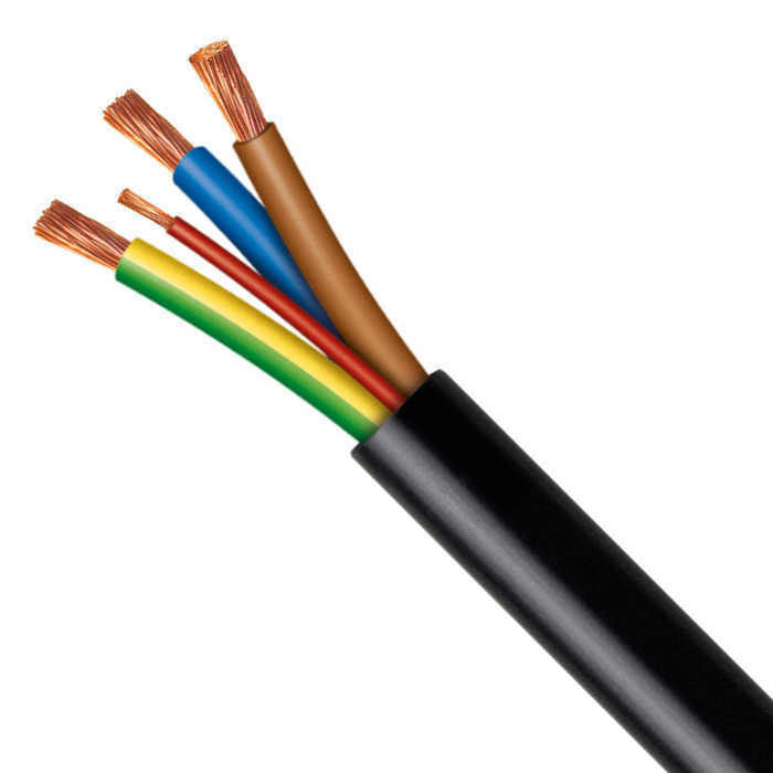 Cable de control de PVC resistente al calor de 300/500V térmico 105 °C-600 para uso industrial y de construcción