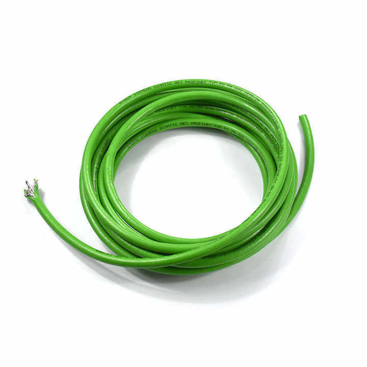 Material de conductor de cobre / enlatado de cobre personalizado chaleco verde PUR Canbus cable de bus industrial con forma de alambre redondo