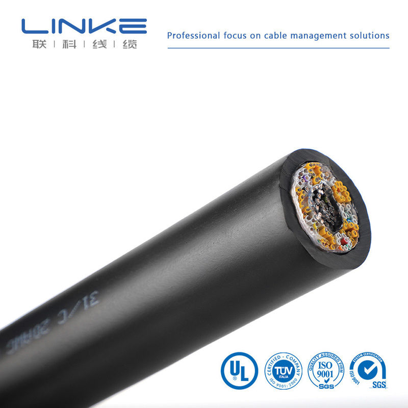 Cable eléctrico de PVC XLPE de silicona aislado con cable de alimentación UL 2464 Multi Core Personalizable