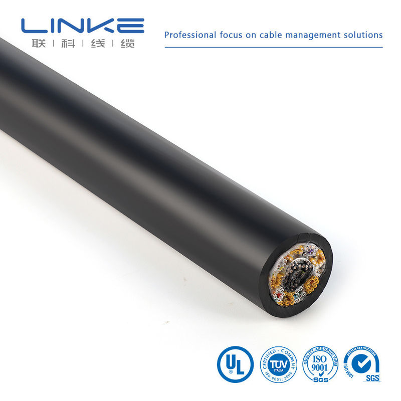Eficiencia de la central eléctrica Cables de control industrial de PVC de baja tensión con alambre de escudo de la moneda estadounidense