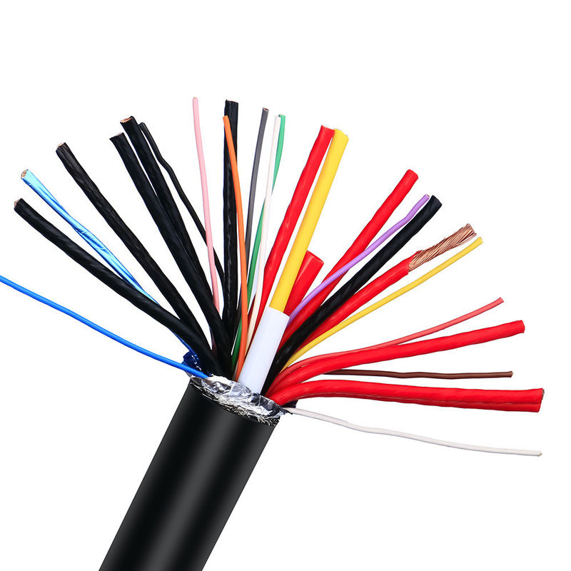 Material de aislamiento de PVC ISO9001 Cable de control de escudo de núcleo múltiple UL2464 Cable eléctrico cable de escudo de núcleo múltiple