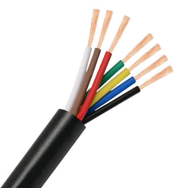 2Cables de control de cobre de PVC de 3 núcleos de alambre de.5 mm para aplicaciones industriales y mecánicas