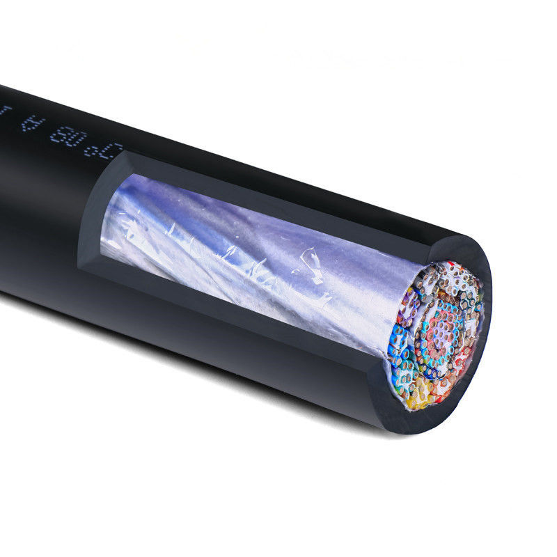 Cable blindado de 2 núcleos de alta temperatura y corriente de 300 V para control industrial, aplicaciones marinas y electrónicas