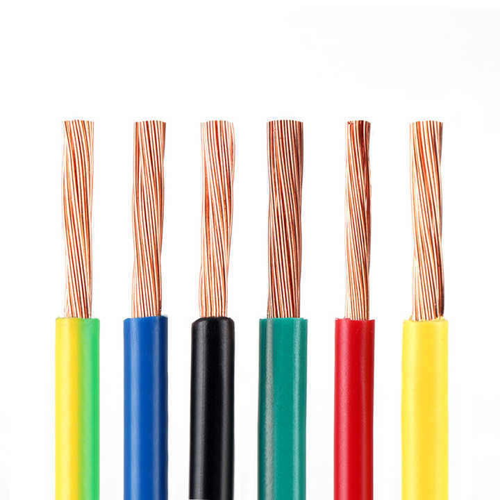 Cable eléctrico LK-604 de suministro directo, núcleo único de cobre estañado de 2.5 mm, con voltaje nominal de 300-600V, aislamiento de PVC