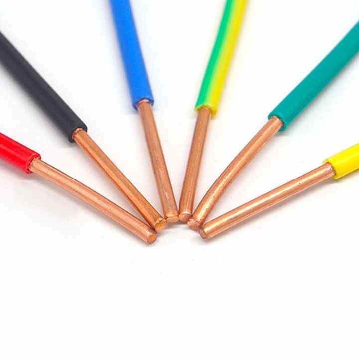 Cable eléctrico LK-604 de suministro directo, núcleo único de cobre estañado de 2.5 mm, con voltaje nominal de 300-600V, aislamiento de PVC