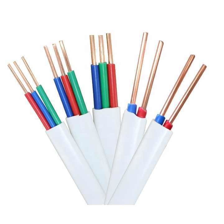 2.5mm Tres núcleos de alambre de lata de PVC Casa de cables eléctricos flexibles para suministros industriales